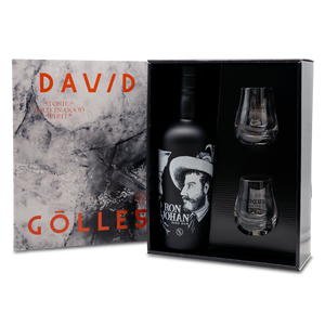 DAVID GÖLLES Ron Johan Dark Rum mit zwei Nosinggläsern im Geschenkset.