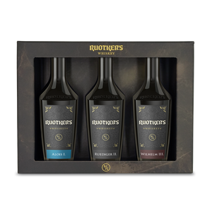 DAVID GÖLLES Trio Best of Whiskey: Geschenkbox mit Ruotkers Alois I, Rüdiger II und Wilhelm III.