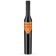 Gölles Marillenbrand in schwarzer Glasflasche mit orangefarbenem Etikett.