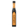 Gölles Marillen Essig in schlanker Flasche mit orangefarbenen Etiketten und schwarzem Verschluss.